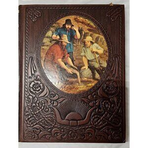 Time Life Books The Old West The Forty-Niners Faux Leather Hard Cover Book 1974